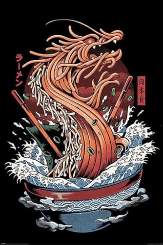 Pyramid International Ilustrata Poster Dragon Ramen