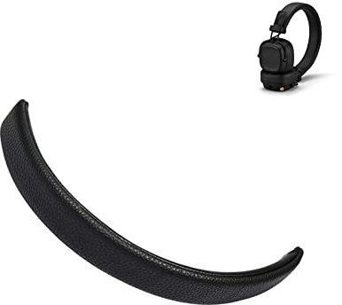 Aiivioll Ersatz-Stirnband für Marshall Major 3 kabelgebundene und kabellose Bluetooth-Kopfhörer, Kopfband-Kissen, Ersatz-Abdeckung, Kissen, Kopfband (schwarz)