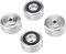 hero-s Supports d'absorption des vibrations réglables en aluminium pour haut-parleur, système HiFi, haut-parleurs, amplificateur, pieds de base