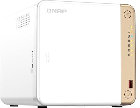 QNAP TS-462-4G serveur de stockage NAS Tower Ethernet/LAN Blanc N4505