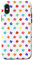 Hülle für iPhone X/XS Polka Dot Daubs Handyhülle Künstler Palette Weiß Geschenkartikel