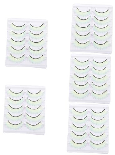 Healeved 25paires Faux Fluorescents De Extensions De Maquillage Parfaits Pour Et Événements Spéciaux