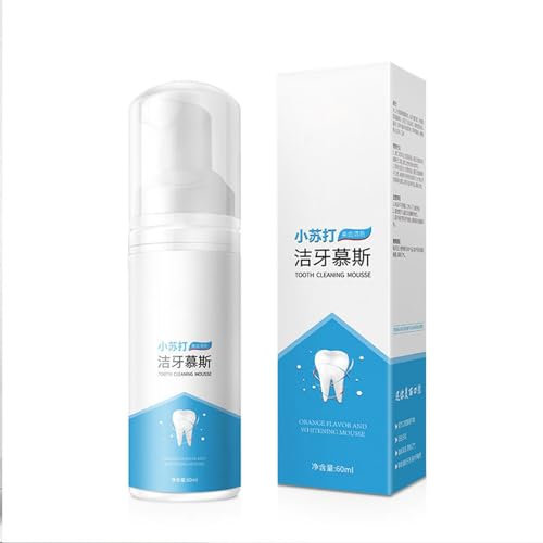 Foam Toothpaste Stain Removal Toothpaste Soda Pump Design Oral Care Foam Whitening Toothpaste Household Cleaning Items 60ml(60ml)