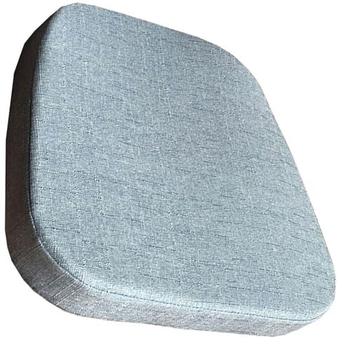 Stuhlkissen mit Bändern Sitzkissen Stuhl rutschfest Sitzauflage Sitzpolster halbrund Bequeme Waschbare Rutschfestes Sitzkissen Ideal für zu Hause und Gartendekoration ( Color : #13 , Size : 1pc 40x38c