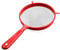Plastic Sieve Fine Mesh Strainer Sieve Baking Flour Large Mesh Sieves and Strainer for Powder Food Washing Draining Pasta Spaghetti Rice Vegetable Kitchen Accessory (Red)