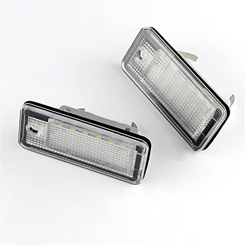 GIGIROM 2x Canbus License Plate Light Number Plate Lamps, for A3 S3 A4 S4 RS4 B6 B7 A6 RS6 S6 C6 S5 2D Cabrio Q7 A8 S8 RS4 Avant Led License Lamp