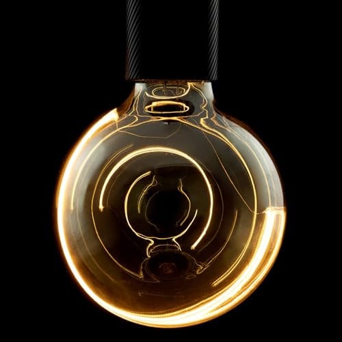 SLV LED Globe 125 Crescent slanting smokey