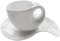 MOTHNUR Set Di 2 Tazze Da Caffè Bianche Finemente Lavorate Set Da Tazzina Da Caffè Espresso Con Piattino Perfette Per Tè in Ufficio