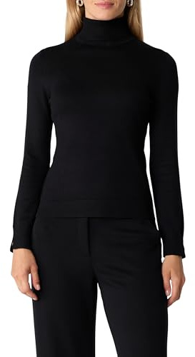 Comma Rollkragenpullover mit Ärmelschlitzen