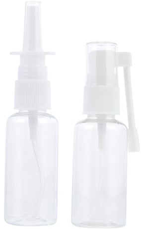 Kunststoff Nasenspülflasche mit Deckel 30ml Junge Mädchen, 2 Stück | Abnehmbare Düse, Kompakt und Glatt, für Tägliche Nasenpflege bei Kindern