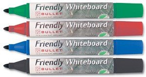 rosinco Freundlicher Whiteboard Marker chisel-tip sortiert Ref 17150 [Pack 4]