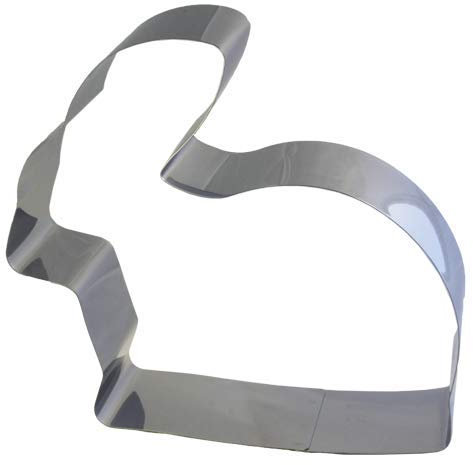 Lares Backform/Backrahmen Hase - aus Edelstahl - Motiv: Hase - Ø ca. 22cm, H: ca. 6cm - Made in Germany