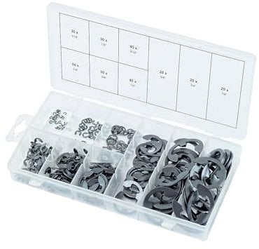 KS Tools 970.0320 Sortiment E-Sicherungsringe, SAE, 300-tlg