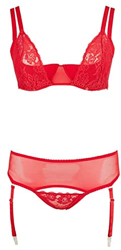 Cottelli Collection BH Set, 90E, Large, Rot, 22126333471