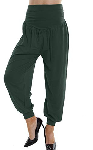 GW CLASSY OUTFIT Ladies Harem Trousers Full Length Ali Baba Pants Hareem Trouser & Women Palazzo Fitted Trousers Yoga & Casual Stretch Pants