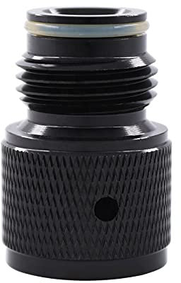 Gurlleu Universal Paintball Tank CO2 CGA320 Adapter auf 88g Kartusche Kapselgewinde Konverter