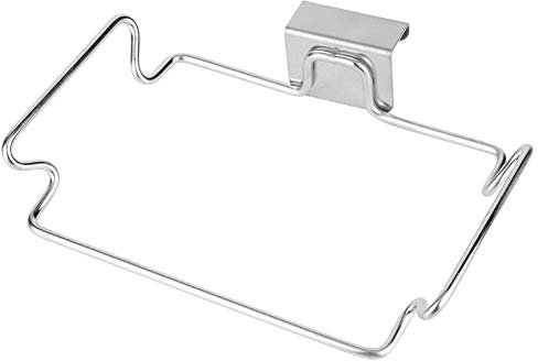 Fdit Porte-Sac Poubelle en Acier Inoxydable Porte arrière Cuisine Poubelle Porte-Sac Poubelle Support de Support Suspendu pour armoires de Cuisine Portes et placards