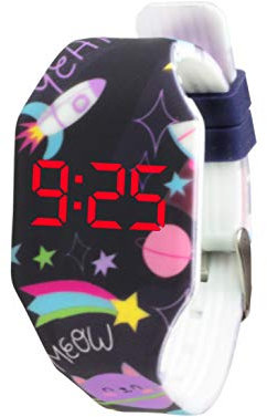 Kiddus Digital LED Uhr für Mädchen, Jungen. Soft Silikon Armbanduhr für Kinder und Erwachsene. Langlebige Japanische Batterie. Leicht zu lesen und die Zeit zu Lernen