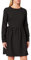 NA-KD Long Sleeve Mini Dress Vestido Informal, Negro, 38 para Mujer