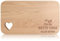 Frühstücksbrettchen aus Holz, Holzbrett mit Gravur, Frühstücksbrett mit Herz-Ausschnitt, Beste Oma Geschenke, Personalisiert Geburtstagsgeschenk Geschenke für Oma