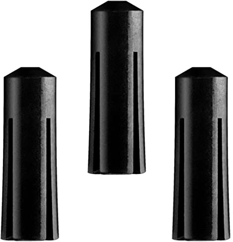 THOR-DARTS Flight Protector Freccette in alluminio in 10 colori nero, Flightsaver, Flight Saver Black, Flightsavers, Flight Saver Dart nero (5 set (15 pezzi), nero)