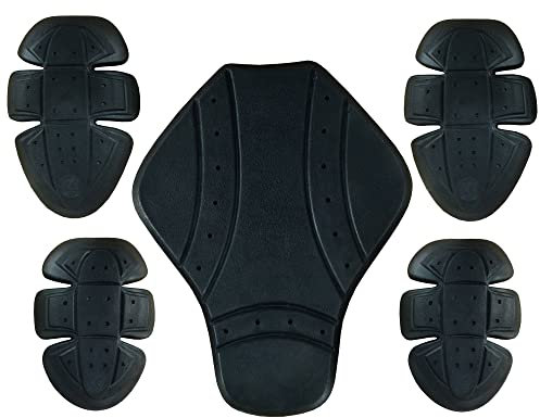 PROANTI Juego de protectores de motocicleta para espalda, hombros, codos, para chaquetas de motocicleta