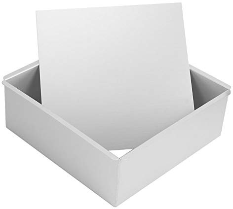ZPSHYD Moule à gâteau à fond carré de 8 pouces – Plat de cuisson anodisé pour gâteaux et pains artisanaux avec fond amovible sans effort et facile à libérer