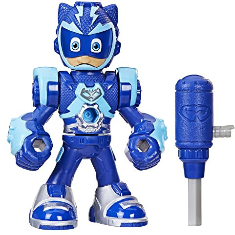 PJ Masks Power Heroes Buildable Heroes Catboy Actionfigur, kinderfreundliche Montage, Superheldenspielzeug für Jungen und Mädchen ab 3 Jahren