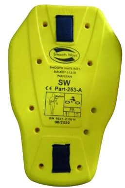 BI ESSE Paraschiena Moto protezione schiena Inseribile In Giacche e Tute Livello 2, traspirante, armatura regolabile, protettivo per motociclisti, ideale per motocross bici, sci, snowboard,downhill