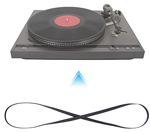 Record Player Accessory Phonograph, Record Player Accessory for Good Elasticity Phonograph Turntable Replacement Belt Turntable Belt Rubber Drive for Recorders (1L11 Umfang 270 mm