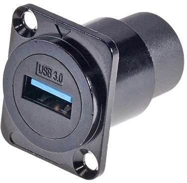 HangTon Connecteur de coupleur USB 3.0 étanche, câble en ligne de type D, prise femelle vers femelle, IP65 Pass-Through