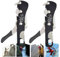 Descender Safety Abseiling Belay Abseilgerät zum Klettern, Handsteuerung, selbstbremsendes Gerät, Absturzsicherung, Bergsteigerausrüstung, für Seile 9–12 mm, Schwarz, 2 Stüc