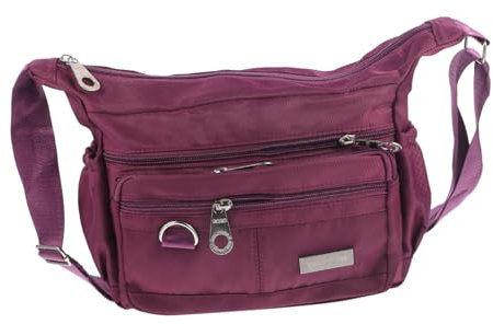 SAFIGLE Oxford Damenhandtasche Große Schultertasche aus Oxfordstoff Crossbody Tasche Lässig Reise Umhängetasche mit Reißverschluss
