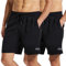 Leeboom Sport Shorts Herren Trainingshose Herren Kurz Laufhose Kurz Basketball Shorts Leicht mit Reißverschlusstasche für Sport Fitness Outdoor Summer