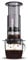 AeroPress Clear Cafetière à pression noire – Machine à café 3-en-1 combinant French Press et Espresso – Café corsé sans amertume – Mini cafetière portable pour le camping et les voyages, Noir