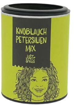 Just Spices Knoblauch Petersilien Mix I Gewürzmix für alle Gerichte, Küchen & Rezepte I Gewürzdose, 50 g
