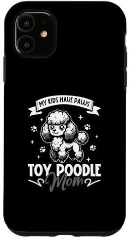 Hülle für iPhone 11 Toy-Pudel Mama