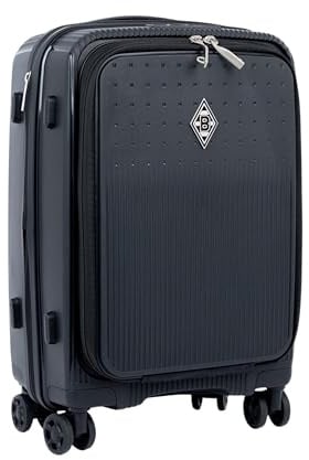 Borussia Mönchengladbach Trolley | Offizieller Fanartikel Fohlenshop | Gladbach Fanartikel | Handgepäckkoffer mit Vereinslogo, TSA-Schloss & 360° Rollen | Ideal für Kurzreisen
