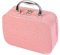 SKISUNO Portable Kosmetiktasche Mit Spiegel Handliche Quadratische Make-up Aufbewahrung Für Damen Für Reisen Langlebig Und Praktisch Für Kosmetik Und Pflegeprodukte