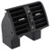 ZWEquipint Coche trasero AC aire acondicionado salida ventilación,1TD819203A Negro ABS plástico parte interior,Para Touran 2004 2015,OEM 1TD819203