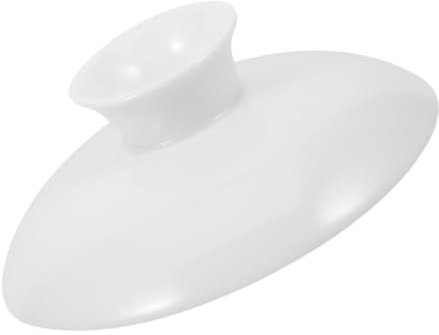 Hemobllo Couvercle Céramique Pour Tasse À Thé Design Simple Et Élégant Accessoire Polyvalent Pour Tasses Et Mugs Pour Maintenir La Température Des Boissons Facile À Nettoyer Et Réutilisable