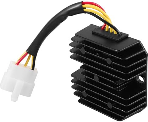 MAGICLULU regolatore Forniture raddrizzatore regolatore di Tensione per raddrizzatore del regolatore di Tensione raddrizzatore di Tensione regolatore elettronico plastica Nero