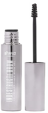 BPerfect Indestructi’Brow – Brow Fiber Gel Mascara with Sweat-Proof Microfibres for Volume, Hold & Colour – Irid Brown (For Blonde/Brown Hair with Red Undertones), 8m
