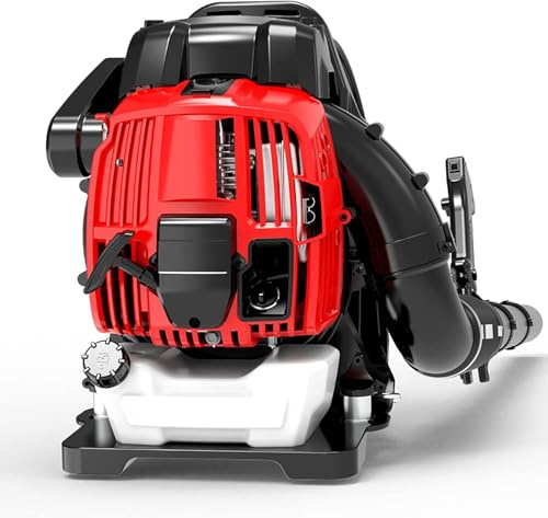 Souffleur de feuilles à essence à quatre temps, sac à dos haute puissance aspirateur de jardin pour enlever la poussière et souffler la neige