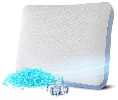 MKS Wolkenkissen Air 80x80 – Höhenverstellbares Memory Foam Nackenkissen – Ergonomisches Kopfkissen für Seiten-, Rücken- & Bauchschläfer – Kühlendes, Atmungsaktives Schlafkissen