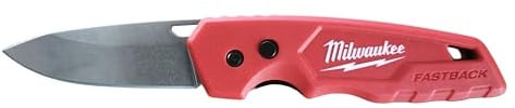 Milwaukee Cutter Professionnel avec Lame Sécable 18 mm, Rail Métallique Renforcé, Blocage de Lame, Cutter Utilitaire pour Travaux de Construction 48221990