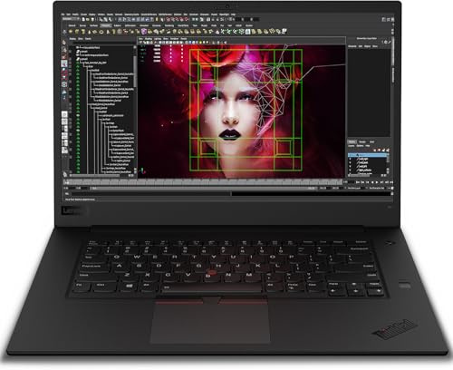 Lenovo ThinkPad P1 Gen 3 Business Laptop Notebook 15,6 pollici FHD, Intel Core i7-10850H, 8 GB RAM, SSD da 256 GB, tastiera US QWERTY Windows 11 Pro (ricondizionato)