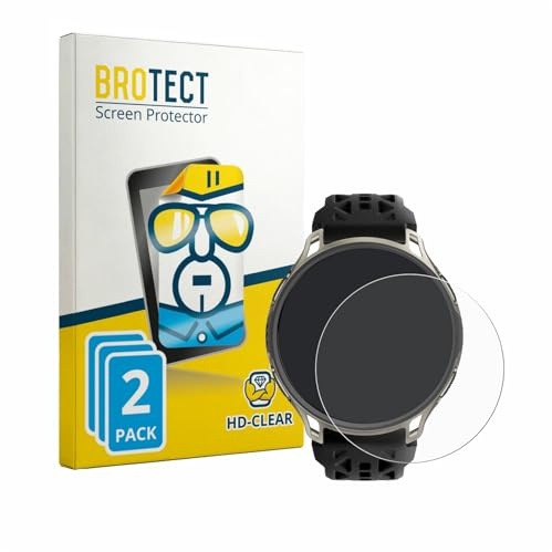 BROTECT 2 Stück Schutzfolie für Amazfit Cheetah 2 Pro Displayschutz Folie Made in Germany, Ultra-Klar