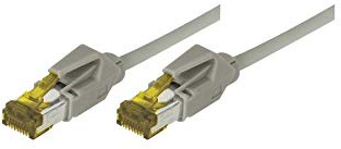 Tecline Category 6A Ethernet Kabel (0,3 m) grau