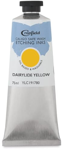 CALIGO Cranfield, Safe Wash Etching Ink, 75ml Tube, Diarylide Yellow, YLCN91780